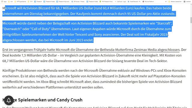 WoW AUF DER BLOCKCHAIN? MICROSOFT KAUFT ACTIVISON BLIZZARD FÜR 69 MILLIARDEN US DOLLAR 💲 WEB3 смотреть онлайн