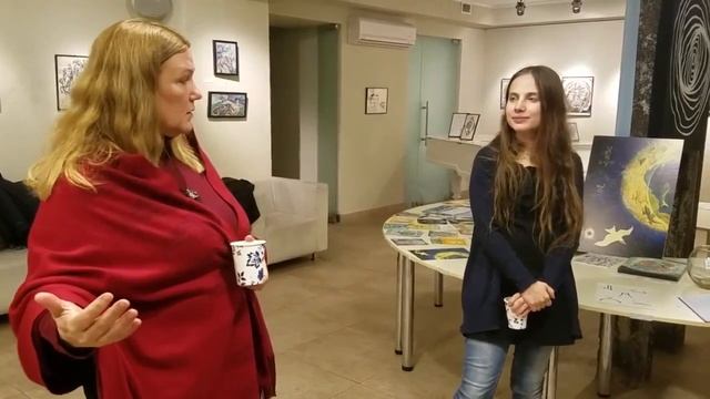 Владими Шуктомов, Тоша. Художественная выставка "Лунный ветер", Санкт Петербург 2018, закрытие. смотреть онлайн