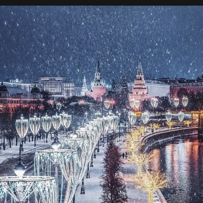 Зимняя Москва. Масленица, вечерний город, Измайловский парк смотреть онлайн