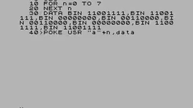 Poke Graphics On A ZX Spectrum смотреть онлайн