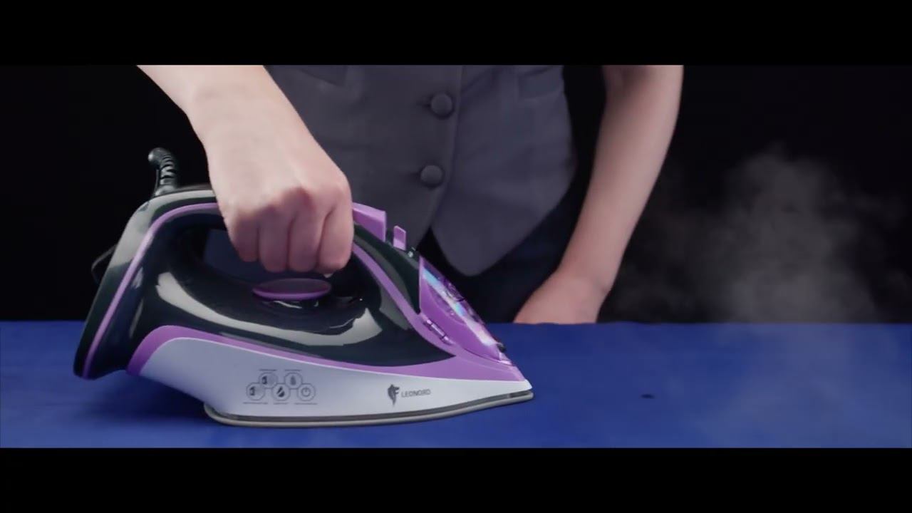 Утюг Leonord LE-1804 фиолетовый (3100Вт, пар, спрей, пар. удар, самооч.,керам. подошва) смотреть онлайн