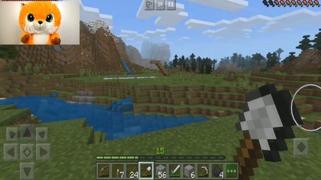 ВЫЖИВАНИЕ с Рыжиком в Minecraft. Рыжик и Шашлык строят мост. В гостях у Рыжика смотреть онлайн