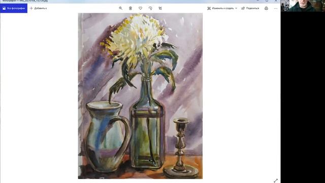 Арт-студия. Видеоурок "Хризантемы". Руководитель Ю.К. Становов смотреть онлайн