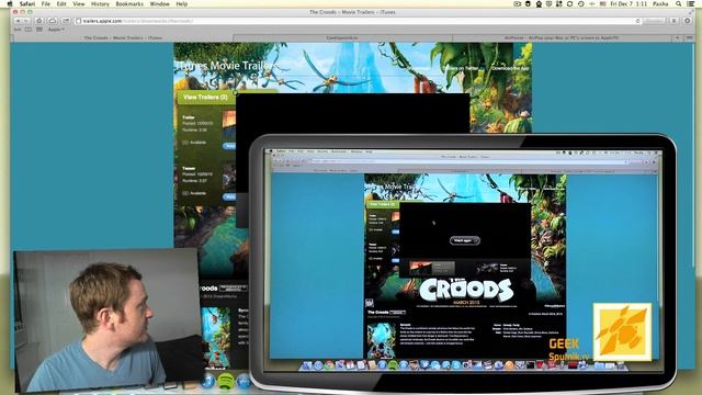 AirParrot, Airplay с любого компьютера. Даже Windows! смотреть онлайн