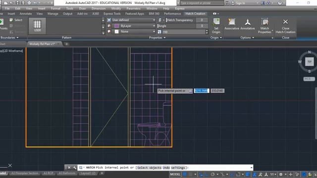 Wolsely Rd AutoCAD 11 Bathroom Elevations смотреть онлайн
