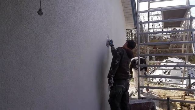 нанесение финишной штукатурки смотреть онлайн