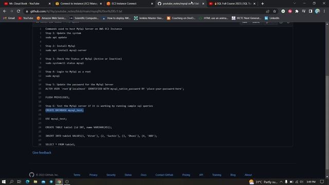 How To Install MYSQL on EC2 | AWS | TELUGU смотреть онлайн