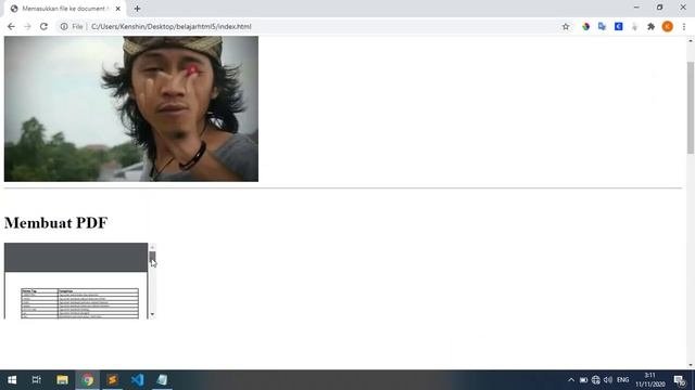 Cara memasukkan video , audio , gambar , dan file pdf ke html | Belajar HTML #6 смотреть онлайн