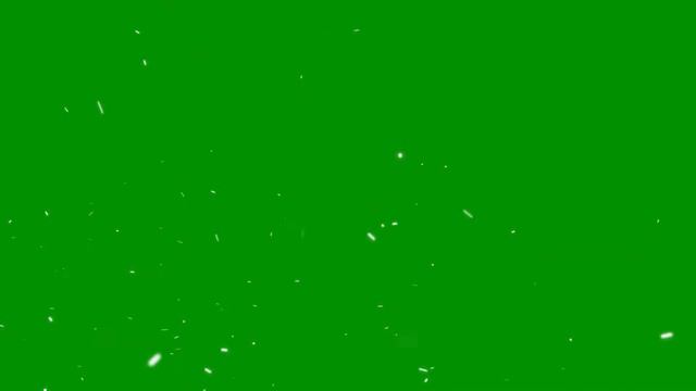 Футажи Белые частицы на Зелёном фоне смотреть онлайн