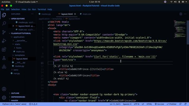 Web Data Dashboard with Plotly express and Flask Python and JavaScript смотреть онлайн