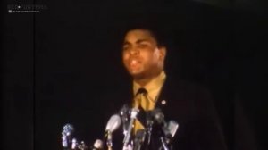 Речь Мухамеда Али 1967 года, после отказа воевать во Вьетнаме. Источник REDFURYMMA