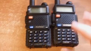 Fake Baofeng UV-5R китайская подделка фэйк клон рации от "Acc Team" сравнение с оригиналом