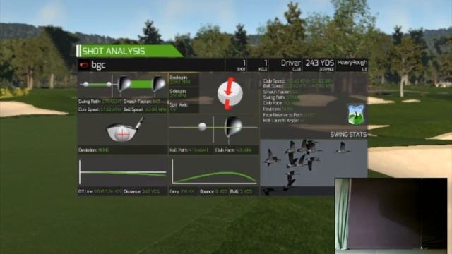 A Round of Golf with Darren using the SkyTrak and The Golf Game Simulator - GC of Houston Hole 1 смотреть онлайн