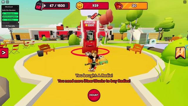 [Event] Roblox Radio Star Simulator Script - Finish Quests | Coins Farm (Free UGC) смотреть онлайн