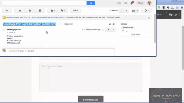 build website with MODX CMS - 13 Getting User Data The Contact Us Page смотреть онлайн