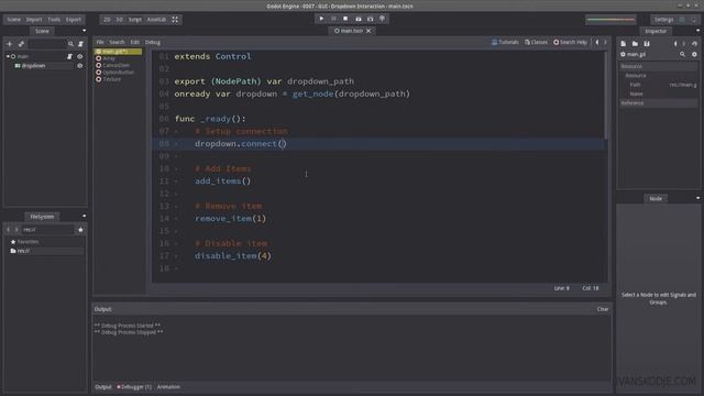 OptionButton / Dropdown Interaction ► Nodes in Godot Engine смотреть онлайн