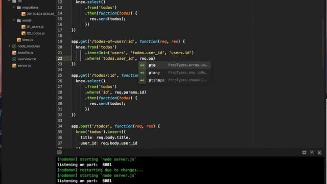 KnexJS Tutorial - 9 - Inner Joins in Postgres смотреть онлайн
