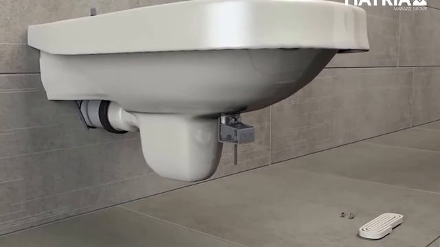Установка подвесного унитаза Hatria Abito смотреть онлайн