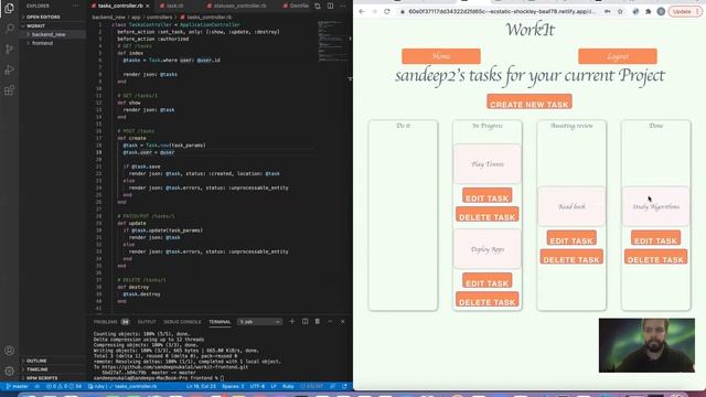 React and Rails Full Stack Web Application. Using React Dnd смотреть онлайн