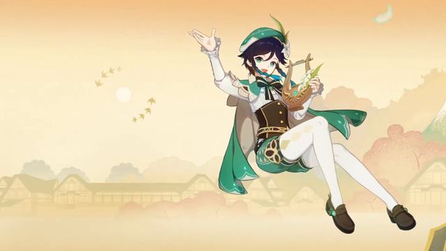 Venti Live Wallpaper Genshin Impact смотреть онлайн