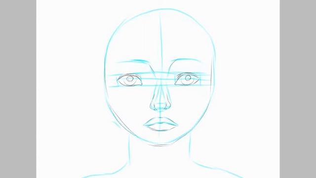 Как нарисовать лицо. смотреть онлайн