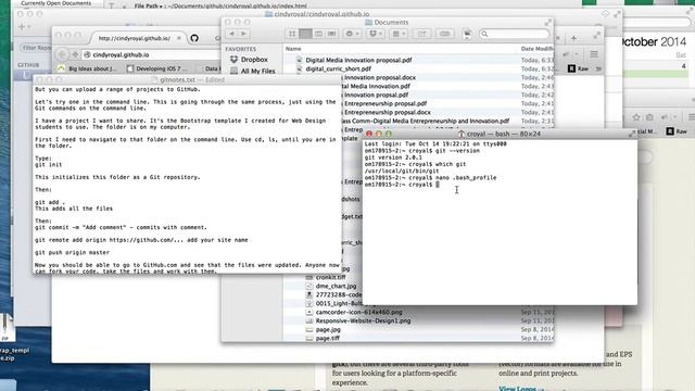 Getting Started with Git and GitHub смотреть онлайн
