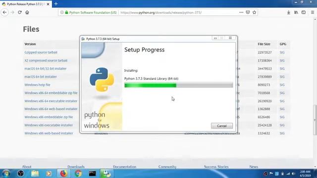 How to Install Python 3.7.3 on Windows 7 32/64 bit смотреть онлайн