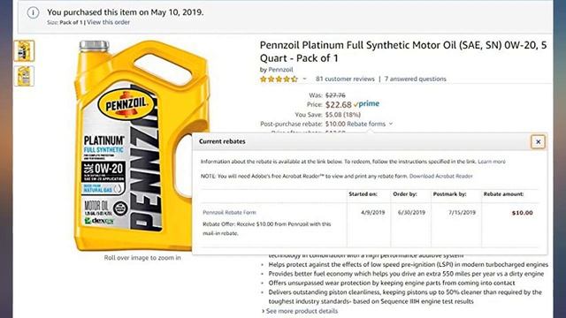 Pennzoil Platinum Full Synthetic Motor Oil (SAE, SN) 0W-20, 5 Quart - Pack Of 1 Review