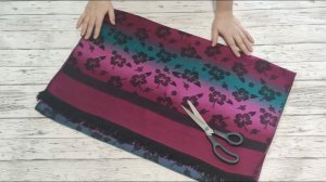 (DIY) Шарф долго пылился в шкафу, пока я не нашла ему применение.