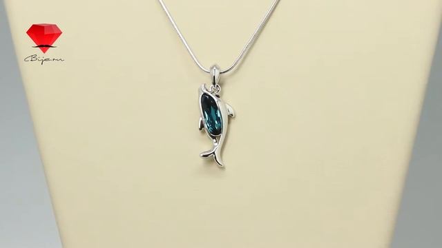 Bije.ru: Позолоченная подвеска в виде дельфина с кристаллами Swarovski Marybeth (Мэрибет) смотреть онлайн