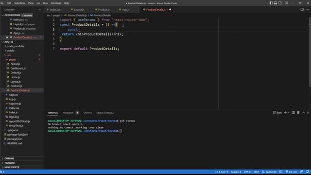 Como obtener parámetros de la ruta en react ? | Rutas dinámicas en React смотреть онлайн