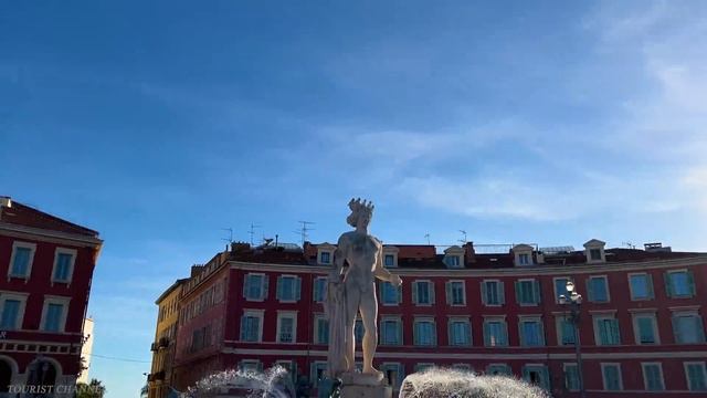 NICE - THE MOST BEAUTIFUL MEDITERRANEAN CITY IN THE SOUTH OF FRANCE - FRENCH RIVIERA IN NOVEMBER