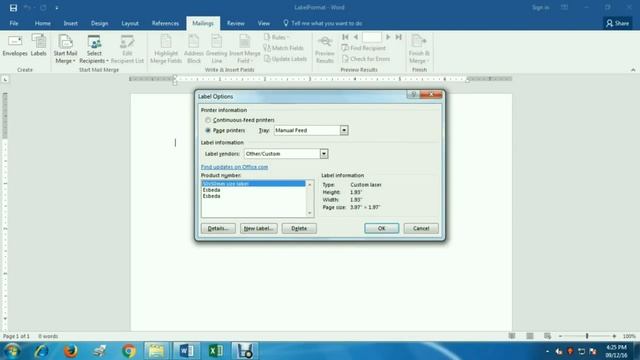 How to Print Barcode Labels from MS Excel Sheet/ from MS Word смотреть онлайн