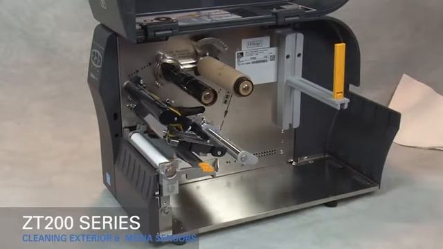 Чистка датчика и экстерьера Zebra ZT 220 смотреть онлайн