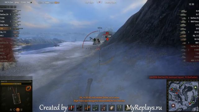 WOT: Arctic Region - T95 - 3 frags смотреть онлайн