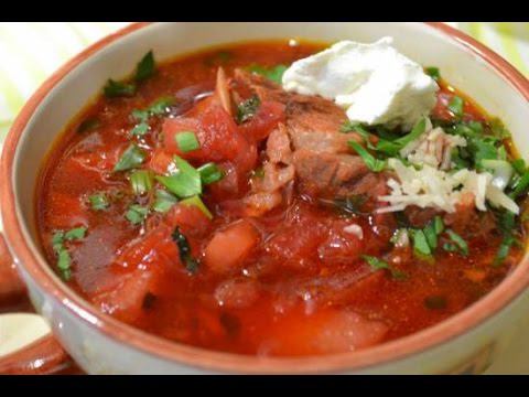 Борщ в мультиварке - скороварке (Borscht).