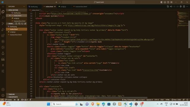 spark bank website using html CSS JavaScript and mongo DB смотреть онлайн