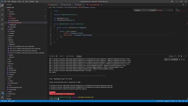 Let's learn the basics of Laravel TDD - Test Driven Development. смотреть онлайн