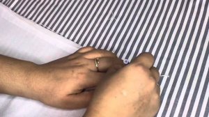 Как обработать уголок салфетки? Очень быстрый и легкий способ! #швейныесекреты #швейныйблог