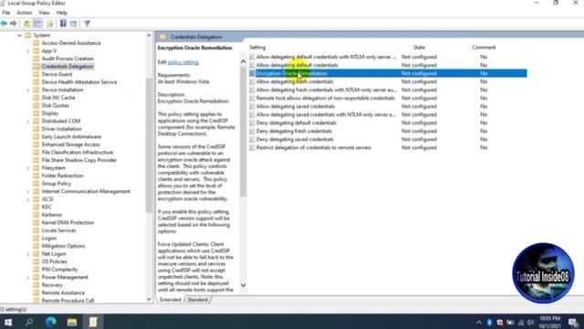 CredSSp Encryption Problem Solving in Remote Dekstop (RDP) Connection смотреть онлайн