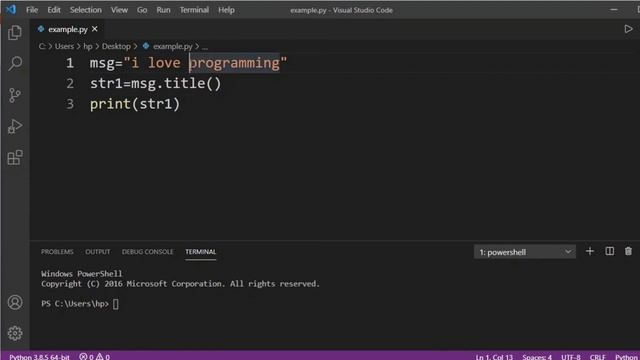 Python Tutorial in Hindi | title and capitalize Methods in Python | String in Python смотреть онлайн