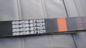 ниссан Марч установка короткого ремня генератора на зиму.