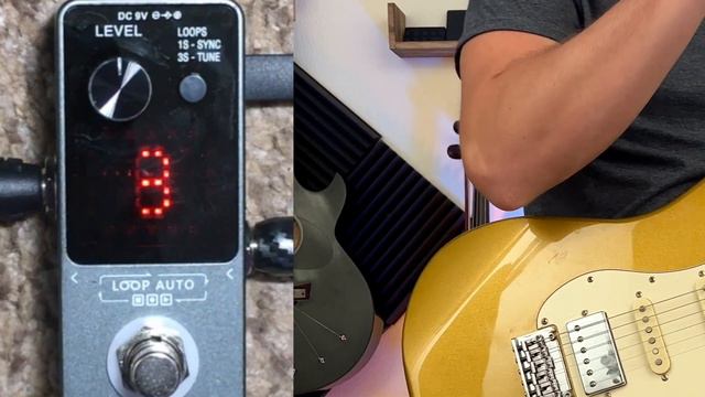 Cheap LOOPER + TUNER Pedal - Lekato Looper - Demo/Review/Tutorial