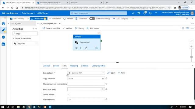 #8. Azure Data Factory - Load data from On Premise SQL table to Azure Blob Storage смотреть онлайн