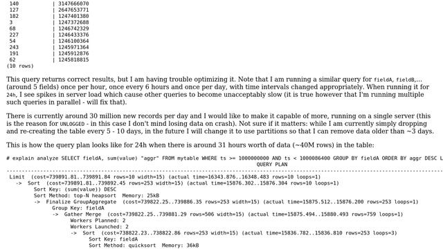 Databases: How to optimize fetching top N rows over sum w/ group by? смотреть онлайн