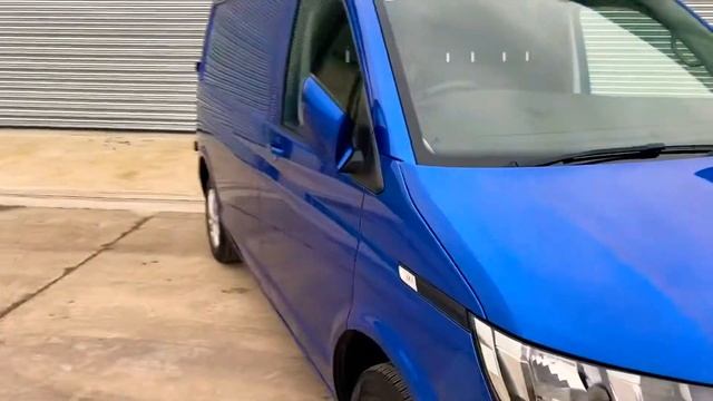 Custom Van Creations 2020 vw transporter 6.1 Highline Ravenna blue смотреть онлайн