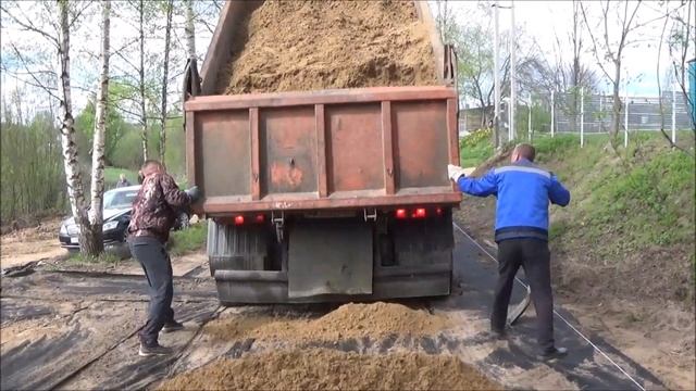 Укладка аэродромных плит ПАГ-14 смотреть онлайн