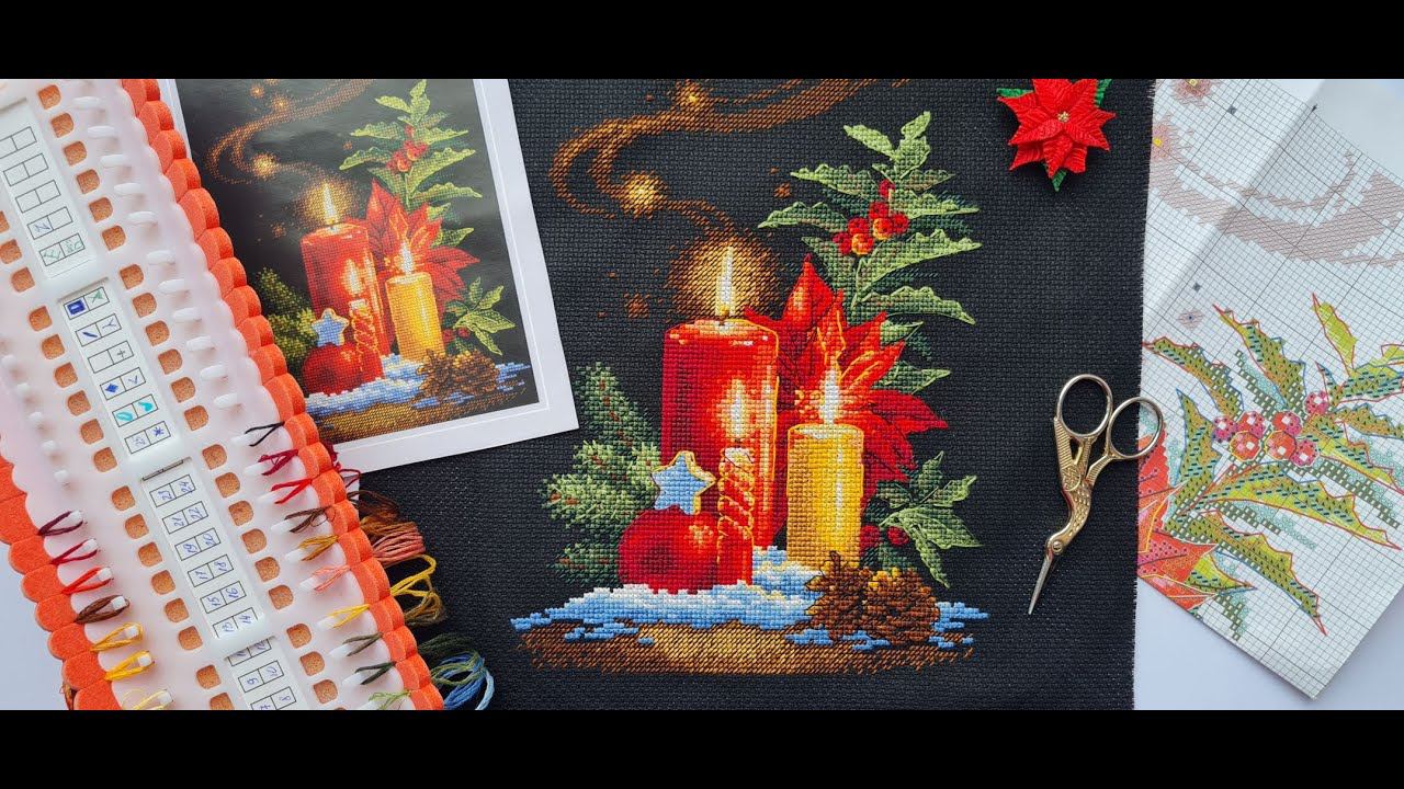 8. ФИНИШ. Вышивка КРЕСТОМ. Готовая РАБОТА. РИОЛИС 