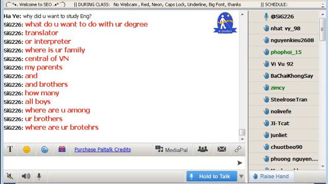 Vol.66 - English Conversation on Paltalk to Kenny N - Track 655 смотреть онлайн