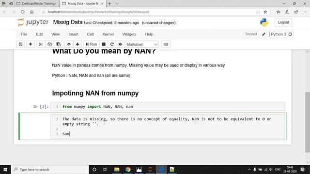 05 Handing WIth NAN Value Using Pandas смотреть онлайн